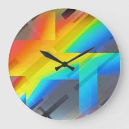 Ken Gage Nothiiing Surrealist Abstrakt Fine Art Große Wanduhr