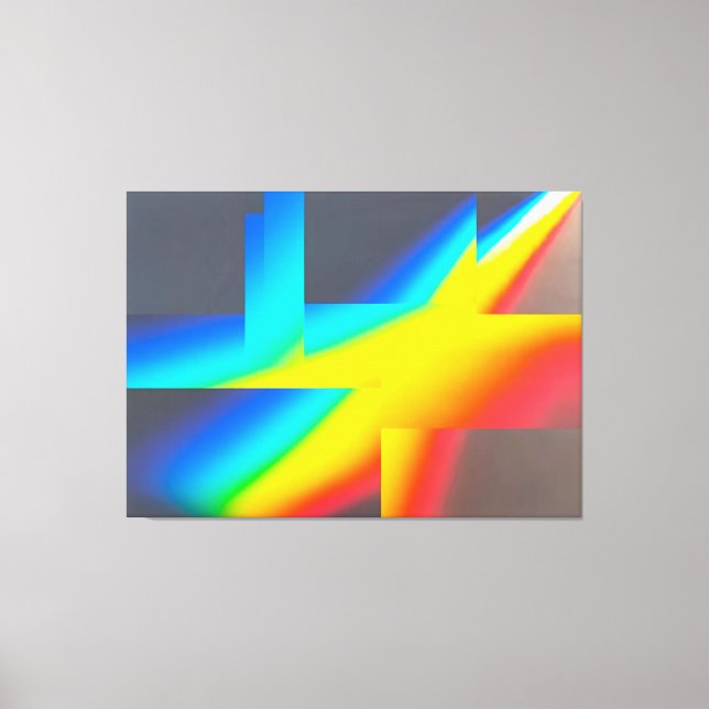 Ken Gage Nothiing Surrealist Abstrakte Kunst Leinwanddruck (Vorderseite)