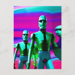 Ken Gage Pop Surrealismus im Vorfeld von morgen Postkarte