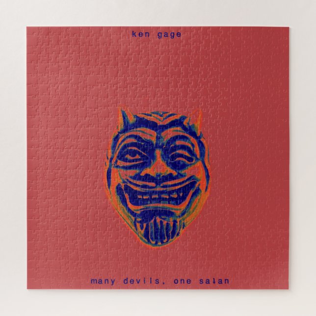 Ken sieht viele Teufel, ein Satan-Puzzle Puzzle (Vertikal)