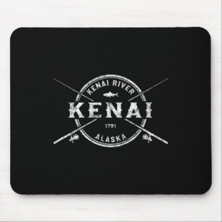Kenai Ak Vintage gekreuzte Angelruten Mousepad