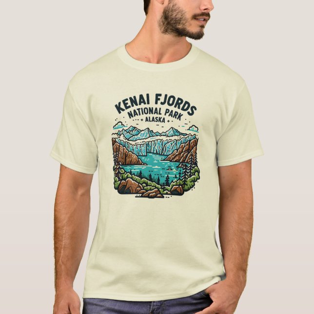 Kenai Fjords National Park, Alaska T-Shirt (Vorderseite)