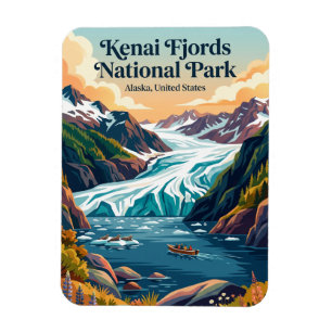 Kenai Fjords Nationalpark Alaska Magnet
