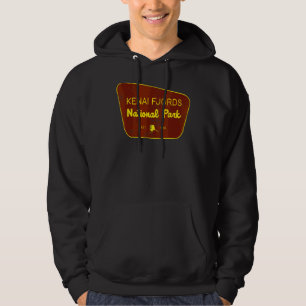 Kenai Fjords Nationalpark Alaska Natur Distresse Hoodie