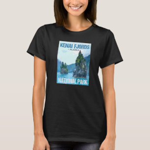 Kenai Fjords Nationalpark Alaska Poster T-Shirt