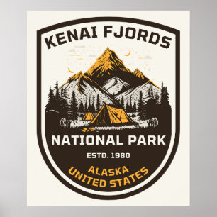Kenai Fjords Nationalpark Außenbereich und Natur Poster