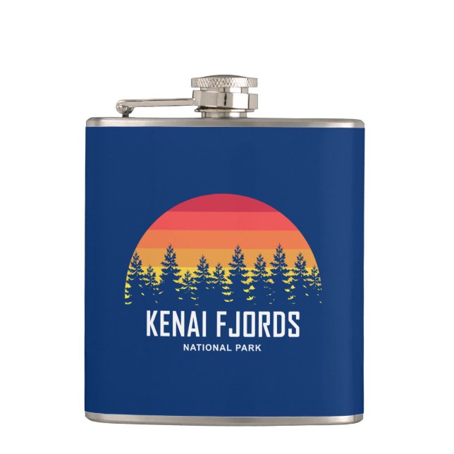 Kenai Fjords Nationalpark Flachmann (Vorderseite)