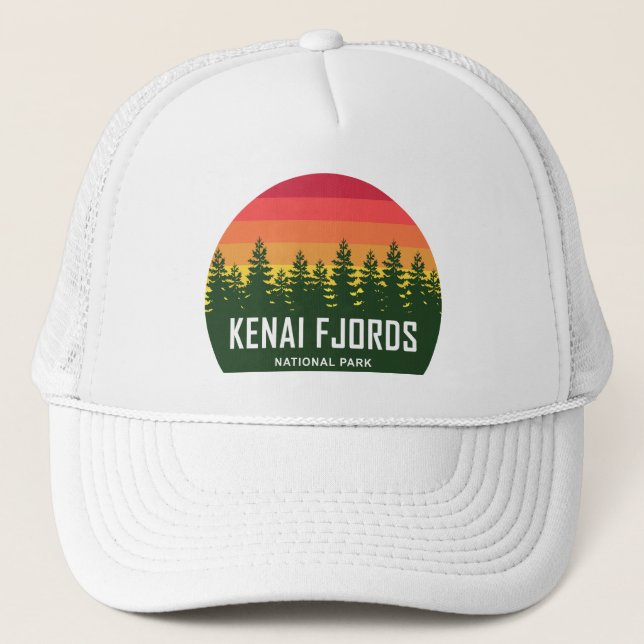 Kenai Fjords Nationalpark Truckerkappe (Vorderseite)