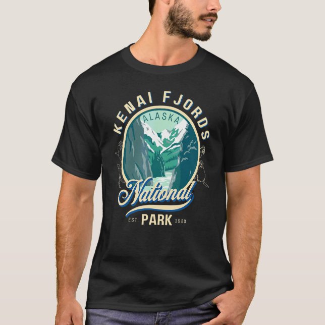 Kenai Fjords Nationalpark Wildlife Alaska T-Shirt (Vorderseite)