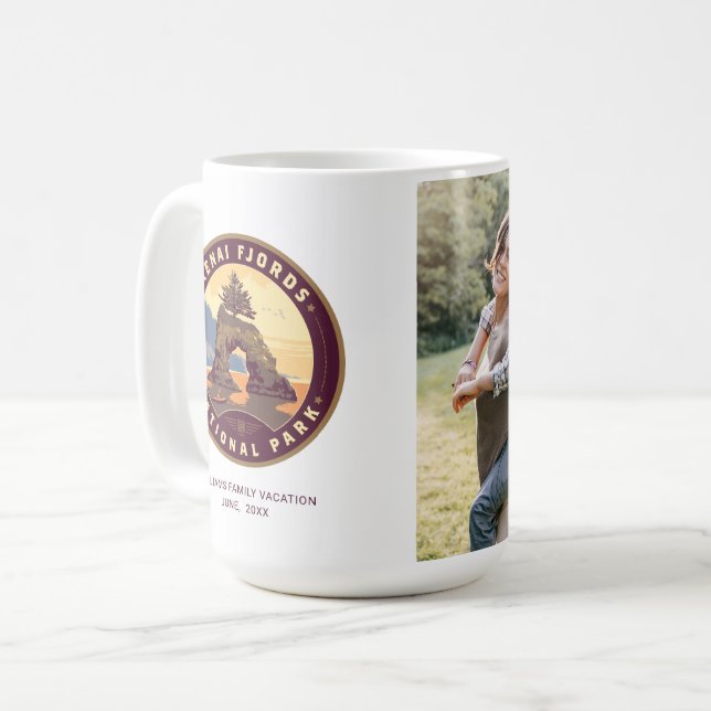 Kenai Fjords Nationalparks Kaffeetasse (Vorderseite Links)