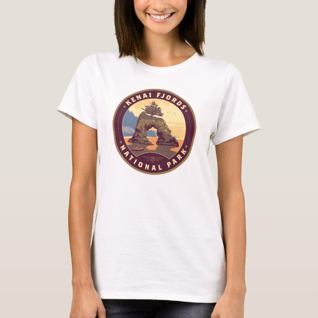 Kenai Fjords Nationalparks T-Shirt (Vorderseite)