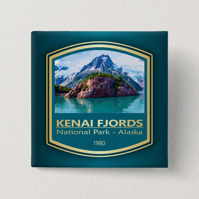 Kenai Fjords NP (PF1) Button (Vorderseite)