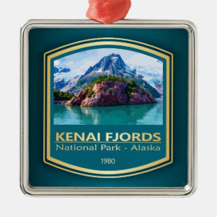 Kenai Fjords NP (PF1) Ornament Aus Metall