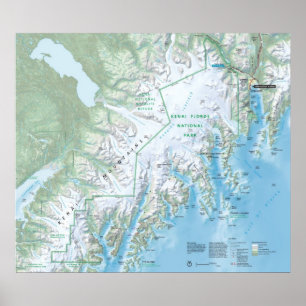 Kenai Fjords Poster