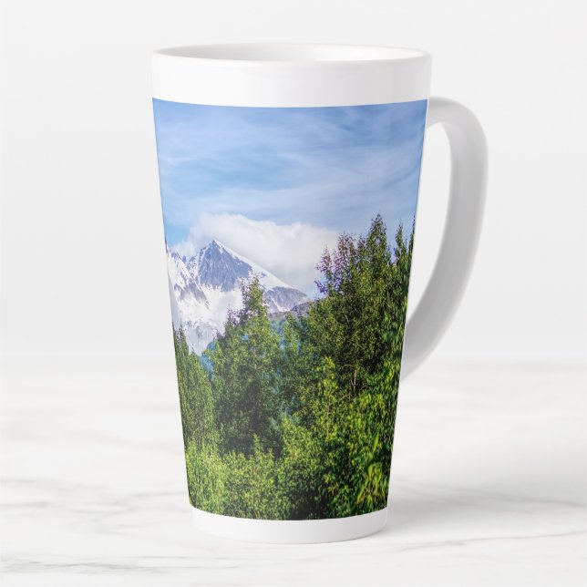 Kenai Fjords Snowy Mountains Milchtasse (Rechte Ecke)