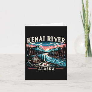 Kenai River Alaska Ak Salmon Camping Karte