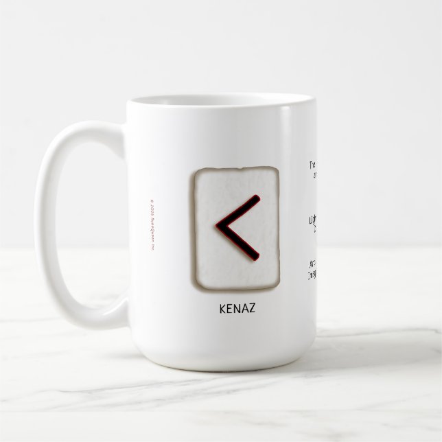 Kenaz RuneStone 15 oz. Tasse (Links)