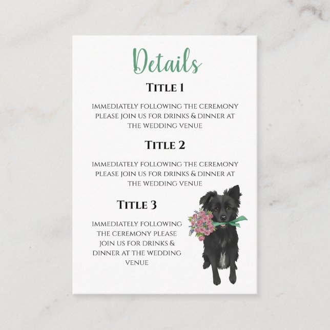 Kendal Enclosure Card Begleitkarte (Vorderseite)