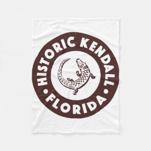 Kendall Florida Circle - Braun Fleecedecke