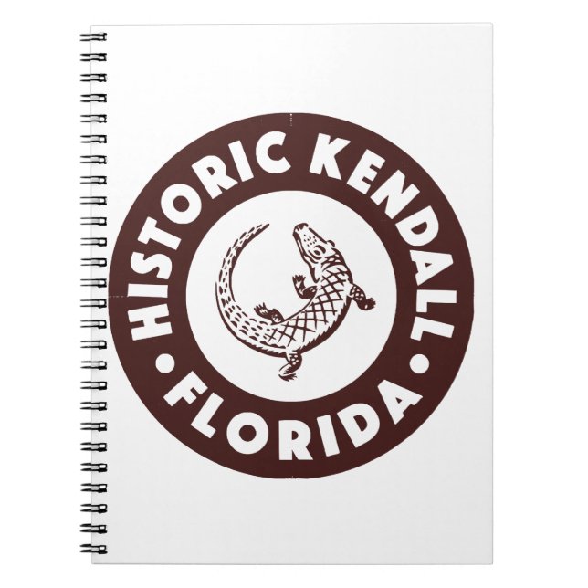 Kendall Florida Circle - Braun  Notizblock (Vorderseite)