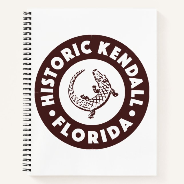 Kendall Florida Circle - Braun  Notizbuch (Vorderseite)