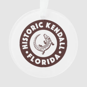 Kendall Florida Circle - Braun  Ornament