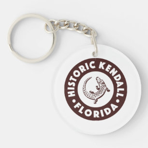 Kendall Florida Circle - Braun Schlüsselanhänger