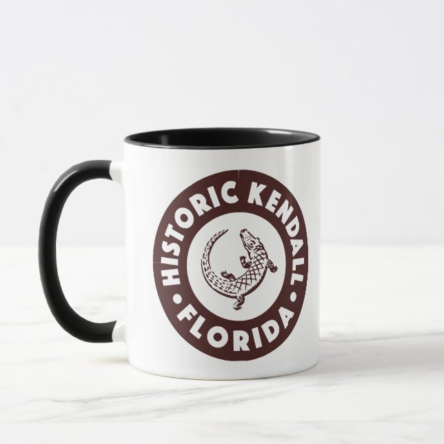 Kendall Florida Circle - Braun  Tasse (Links)