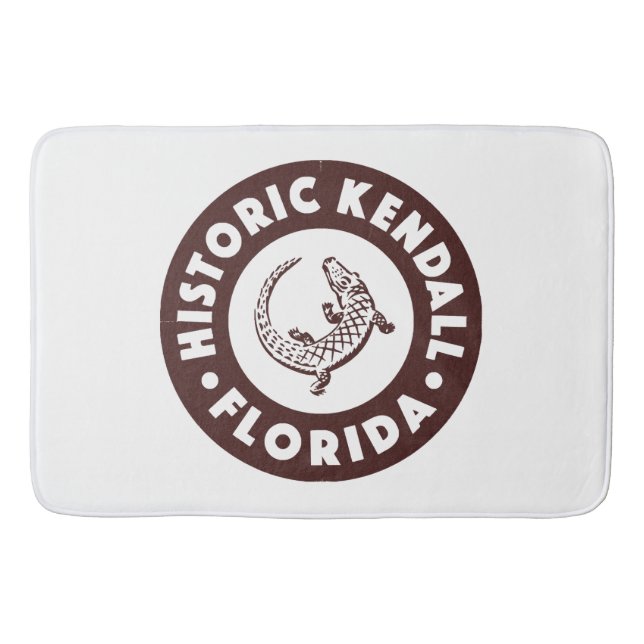 Kendall Florida Circle - Brown Badematte (Vorderseite)