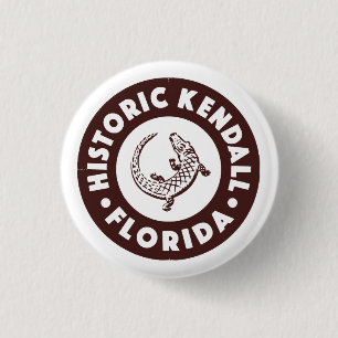 Kendall Florida Circle - Brown Button