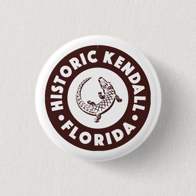 Kendall Florida Circle - Brown Button (Vorderseite)