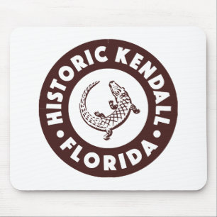 Kendall Florida Circle - Brown Mousepad