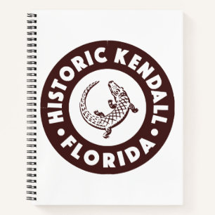 Kendall Florida Circle - Brown Notizbuch