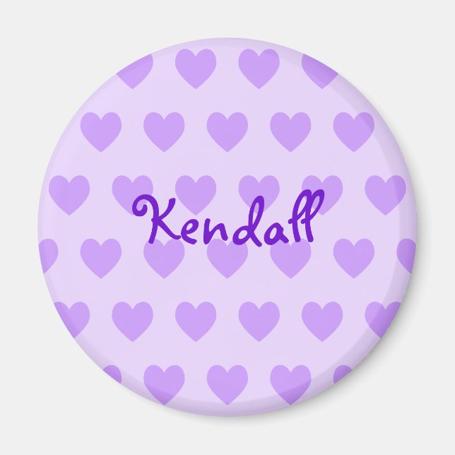Kendall in Lila Magnet (Vorne)