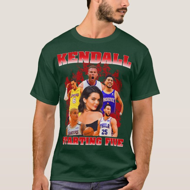 Kendall Starting Five 5 lustige Homor-Sarkasmus-Fa T-Shirt (Vorderseite)