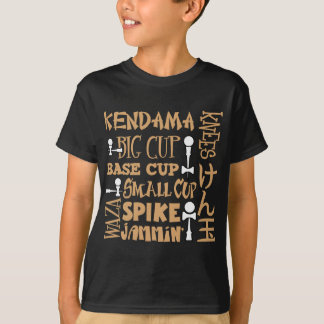 Kendama Block, gold2 T-Shirt