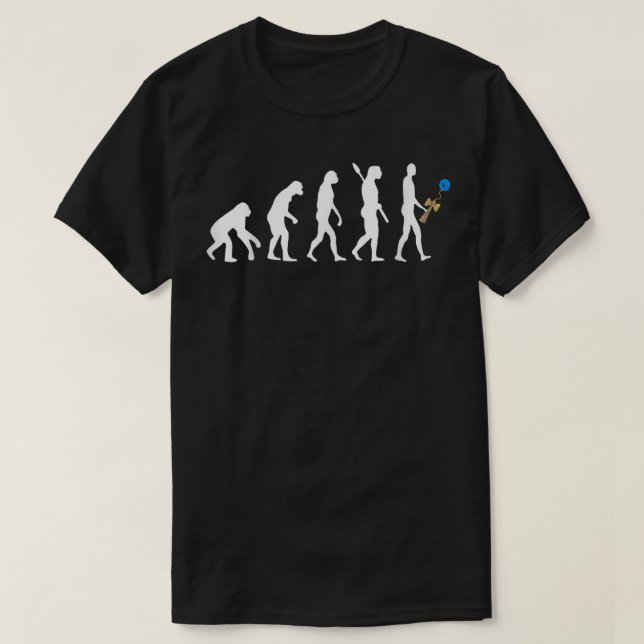 Kendama Player Evolution Japanischer Spiele Cup Sp T-Shirt (Design vorne)