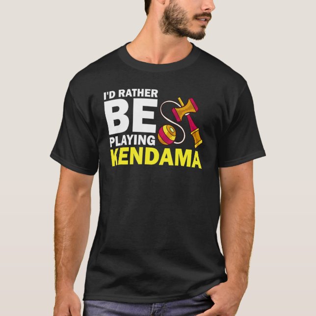 Kendama Trick Japanisches Spielzeug Ball Game Begi T-Shirt (Vorderseite)