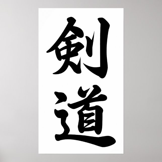 Kendo 道 poster (Vorne)