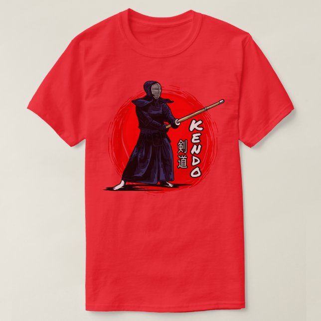 Kendo Aikido Kampfkünste T-Shirt (Design vorne)