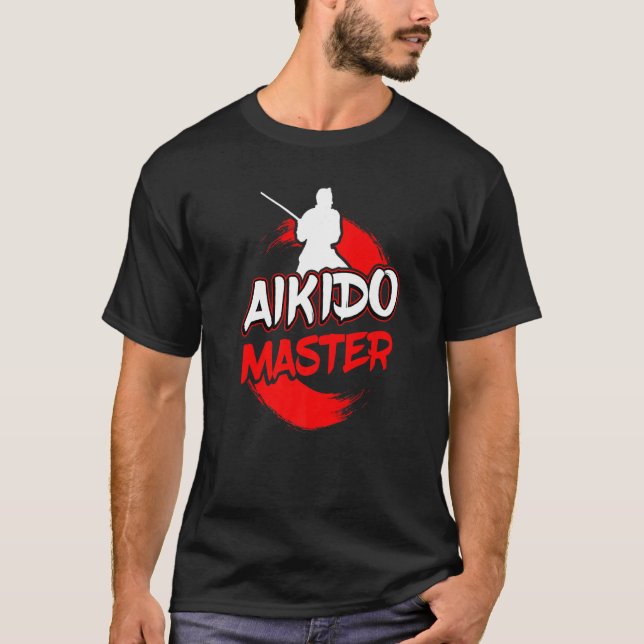 Kendo Aikido Master Kenjutsu Japan japanische Mart T-Shirt (Vorderseite)