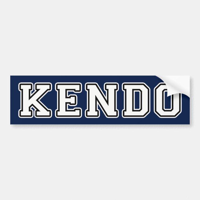 Kendo Autoaufkleber (Vorne)