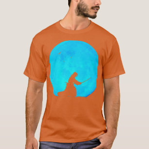 Kendo Blue Moon Japanisches Cooles Training für Ka T-Shirt