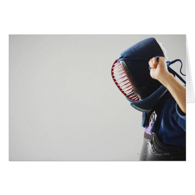 Kendo Fencer Fastening Mask (Vorderseite (Horizontal))