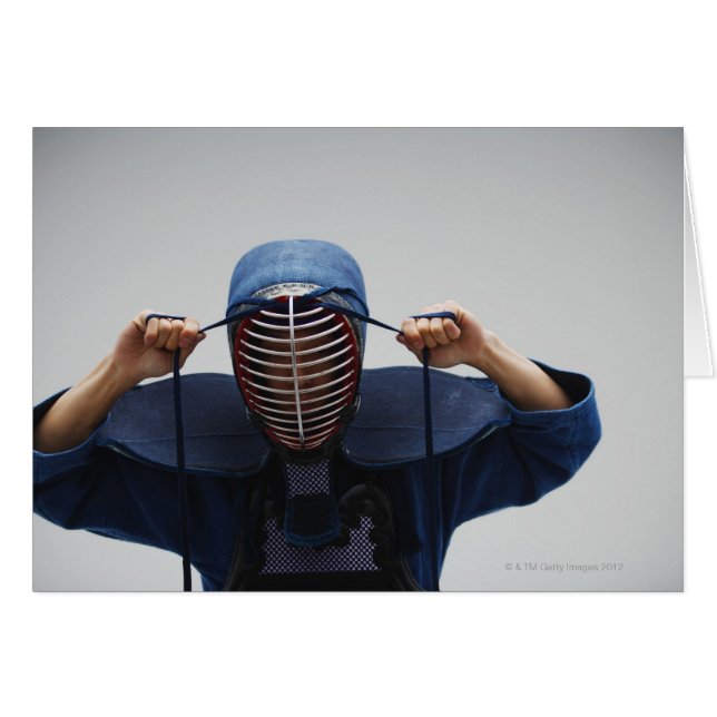 Kendo Fencer Fastening Mask 2 (Vorderseite (Horizontal))