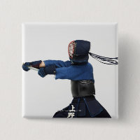 Kendo Fencer Practicing