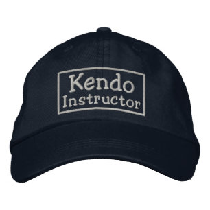 Kendo Instructor Bestickte Kappe