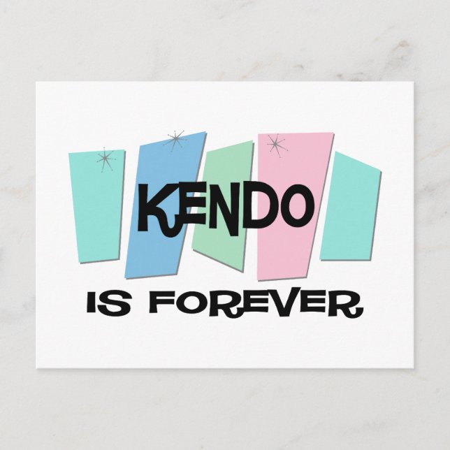 Kendo ist für immer postkarte (Vorderseite)