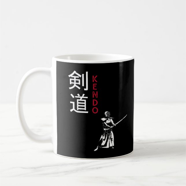 Kendo Japanese Martial Arts Kaffeetasse (Links)
