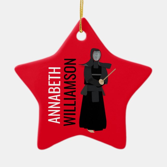 Kendo Keramik Ornament (Vorne)
